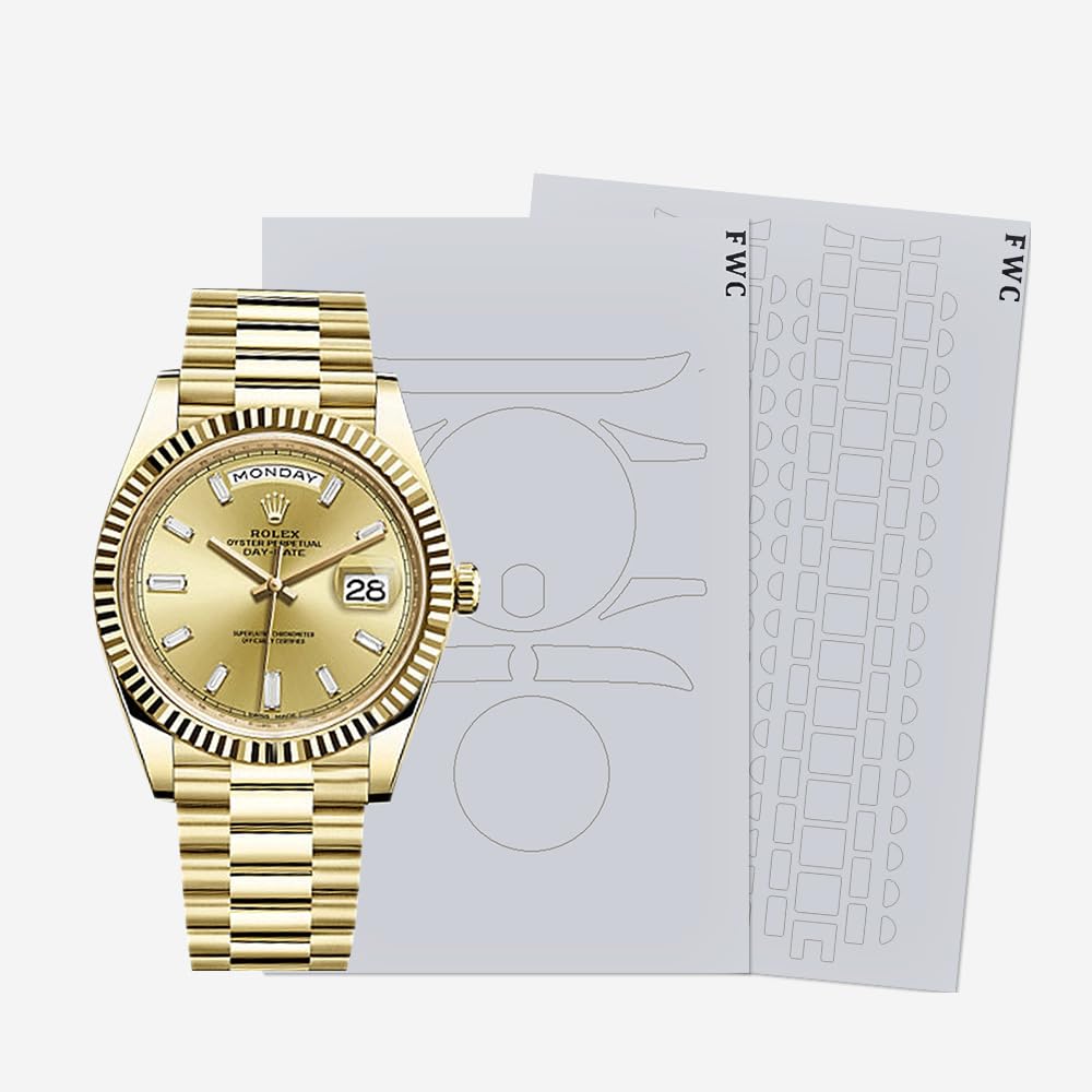 Amazon.co.jp: FWC腕時計カバー保護フィルム、ロレックスROLEX DAYDATE